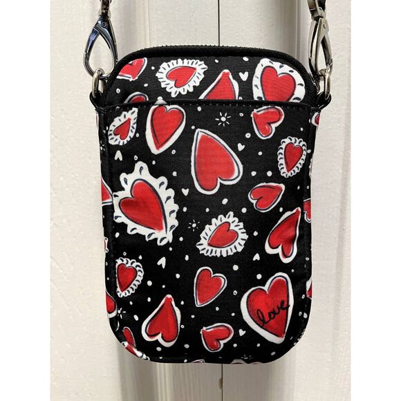 Brighton's "The Hearts A Flutter" Utility Bag Hearts Valentines Day NWOT - Picture 15 of 16